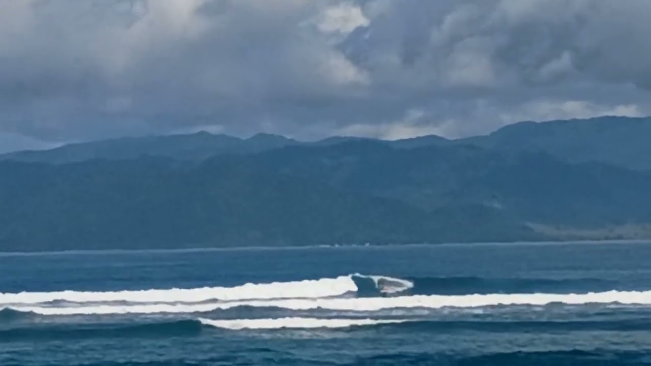Josh carving it up in Indo 