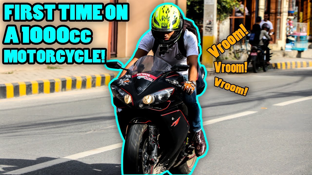 FIRST TIME RIDING A 1000CC MOTORCYCLE!!! | YAMAHA R1 | MOTOVLOG | VLOG | NEPAL