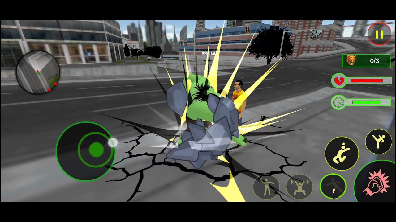 Monster Hero incredible fight in the city 2021 - Best Android GamePlay #Monster