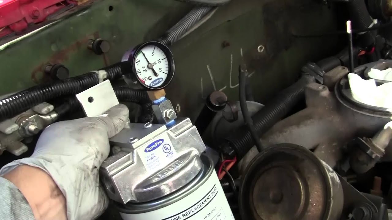 1986 Chevy CUCV 6.2l Diesel Fuel Filter Conversion