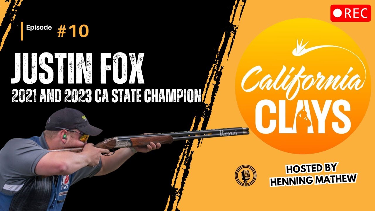Justin Fox - CA State Sporting Clays Champion (2021 and 2023)