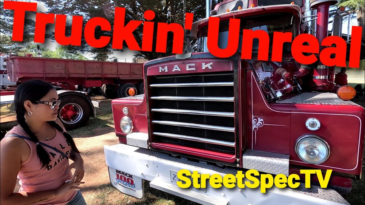 Lancefield historic truck show.  Australian trucks. Kenworth, Mack, Western Star, Peterbilt. 