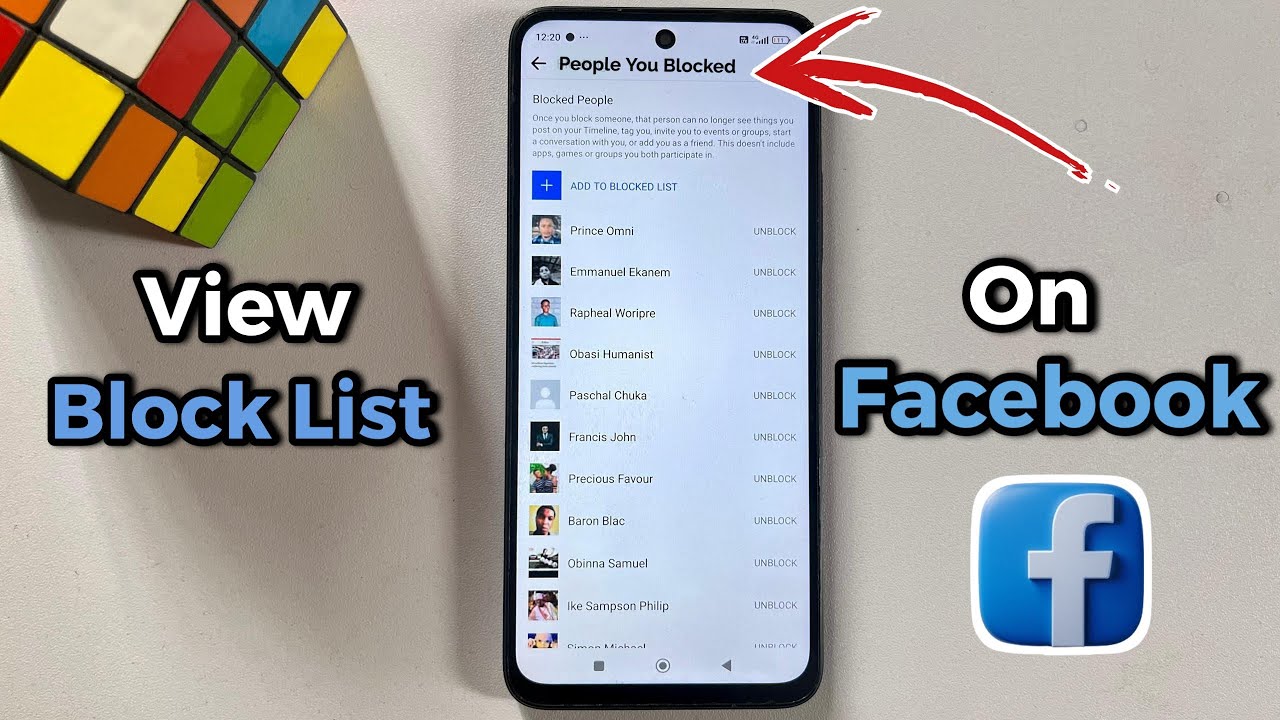 How To Check Your Block List On Facebook