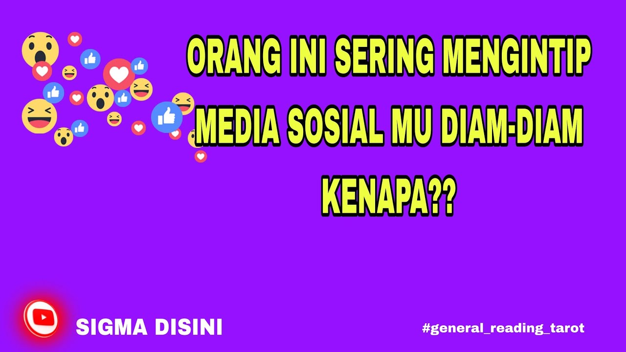 ☂️ORANG INI SERING MENGINTIP MEDIA SOSIAL MU, KENAPA??🤔🤔☂️#tarot #zodiak #sigmatarot 