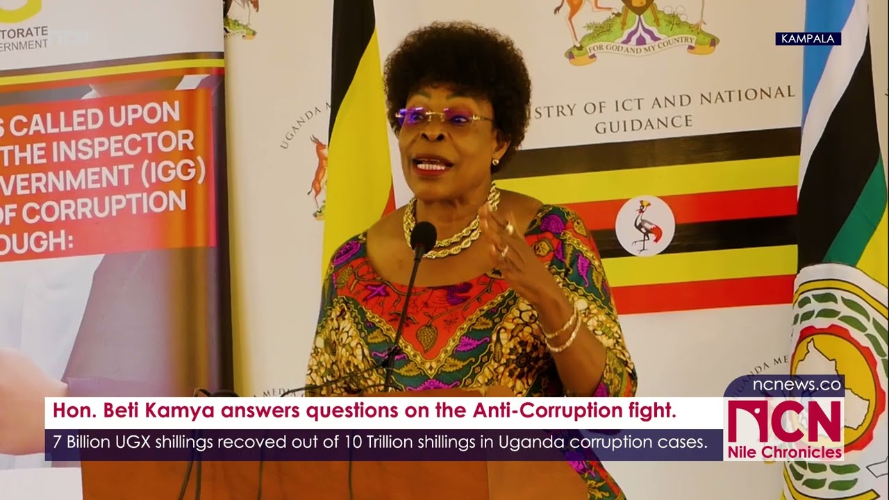 Hon Beti Kamya - Inspector General of Government, IGG answers questions on the Corruption fight.