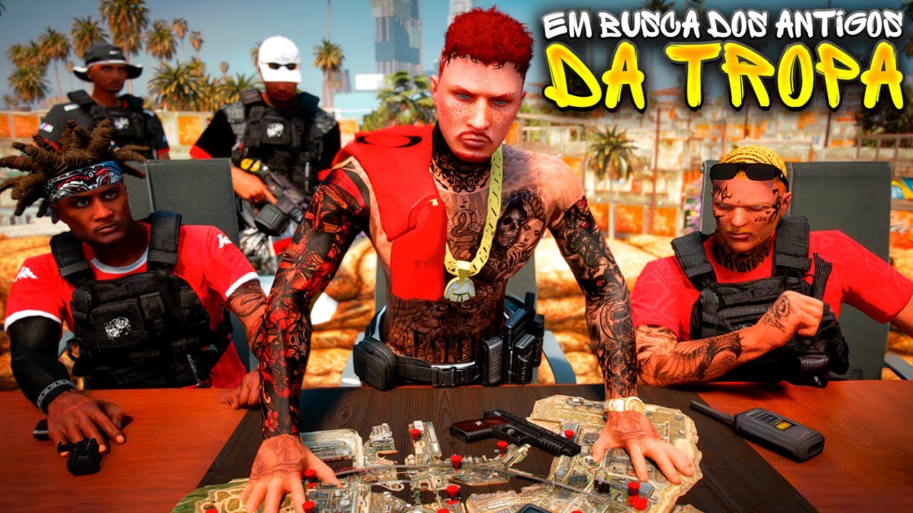 GTA V: VIDA DO CRIME | A BUSCA PELO TRIO MAIS FAMOSO DA TROPA: MAGRELO, MOSCA E MATRACÃO!🔥 |#24