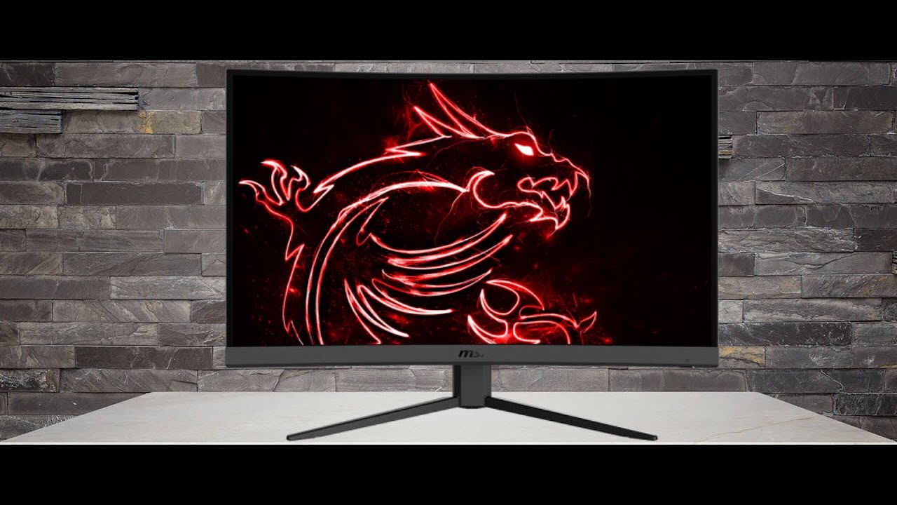 MSI Optix G27C5 Gaming Monitor (Unboxing & MSI Display Kit Download)