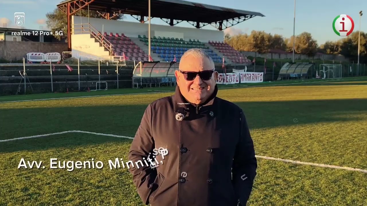 Ardore Vs Taurianovese 3 -  0. Intervista al Presidente E. Minniti ( Ardore).