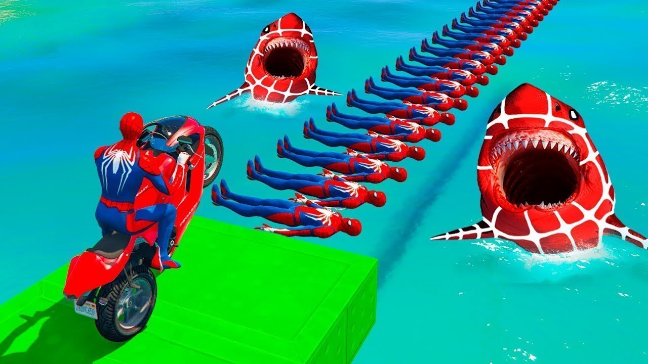 Superhero Standoff in GTA 5 🚨 – Iron Man, Thor, Venom & Spider-Man!