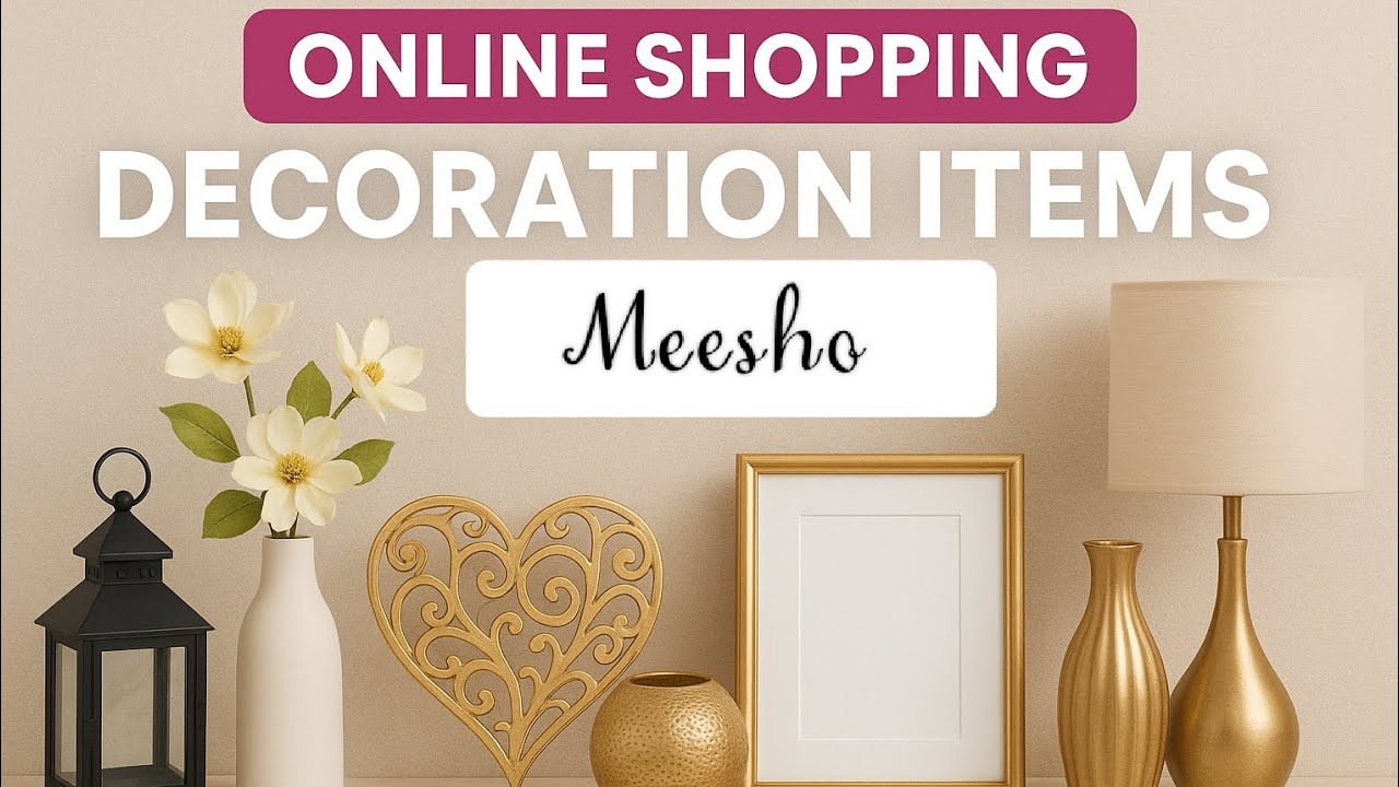 New decoration collection || Decoration Ideas from meesho|| Home decor ideas ☺️