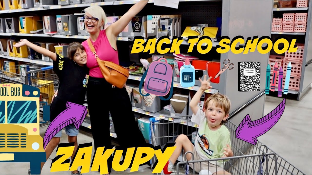BACK TO SCHOOL: ZAKUPY NA ŻYWO W USA ! 5 KLASA, PRZEDSZKOLE! $CENY?! FAJNY PLECAK NA LAPTOPA?!