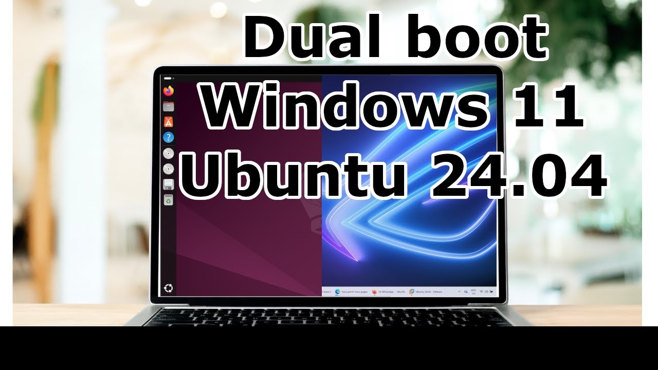 Установка двойной загрузки — Ubuntu 24.04 и Windows 11