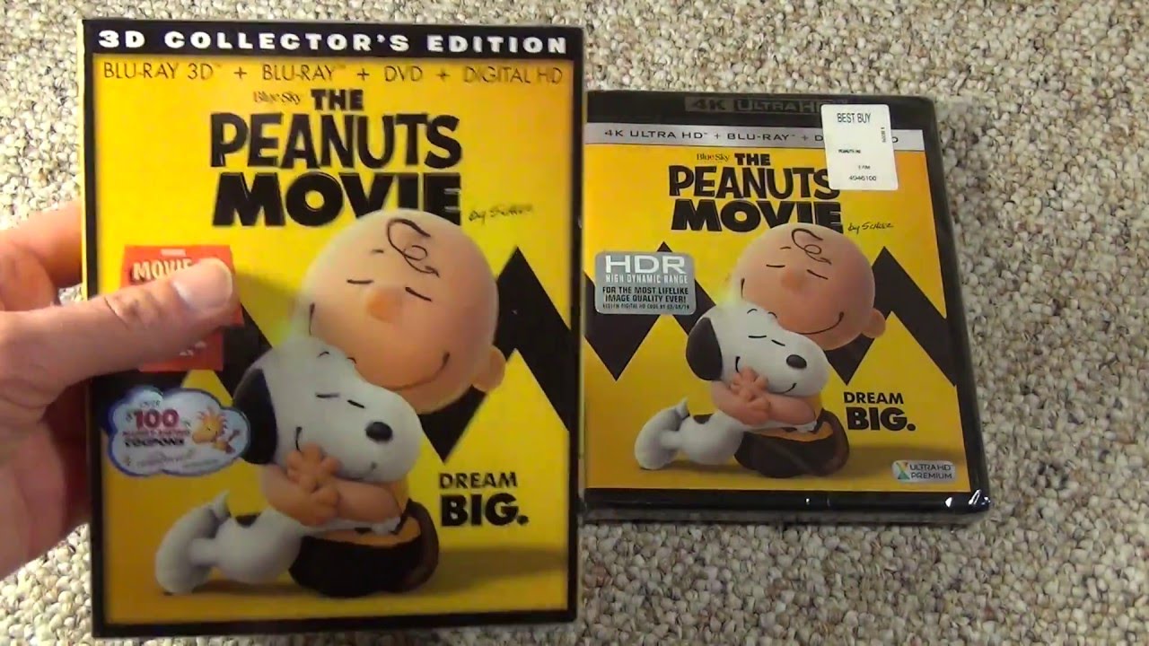 The Peanuts Movie 4K Ultra HD Blu-Ray Unboxing - Too Many Formats?