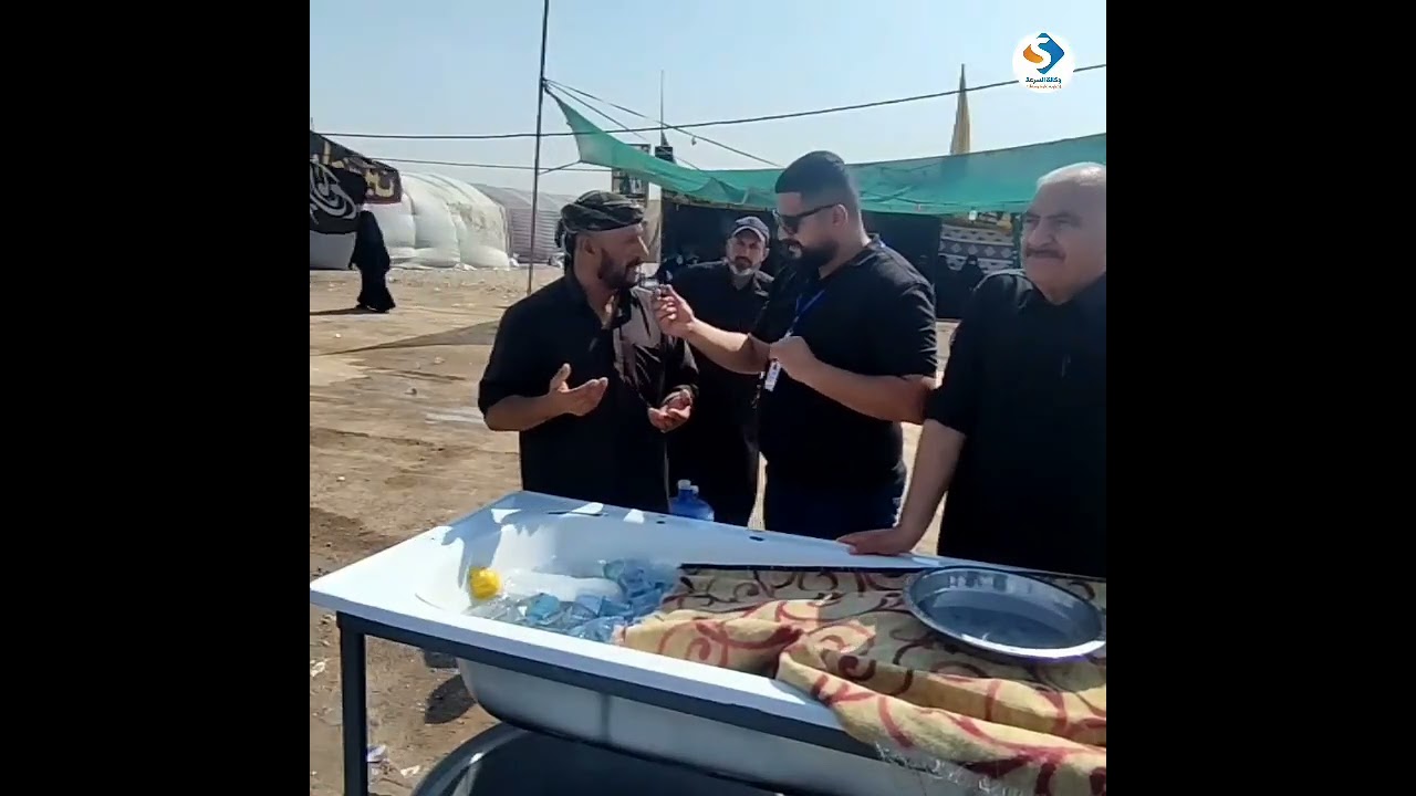 طريق الزوار (المشاية)مدينة الديوانية 📷🎤#وكالة السرعة الاخبارية #الاعلامي علي العراقي 