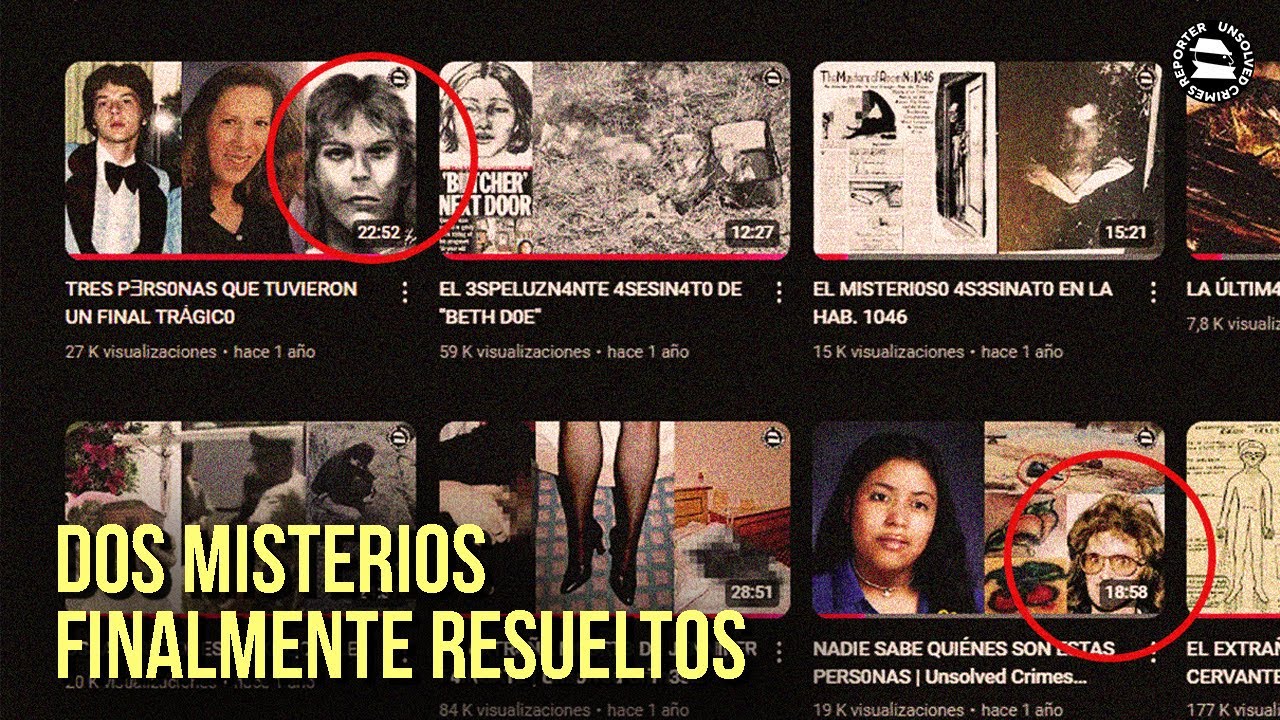 DOS MISTERIOS DEL CANAL FINALMENTE RESUELTOS, EL CASO DE CONNIE SMITH Y LITTLE MISS X