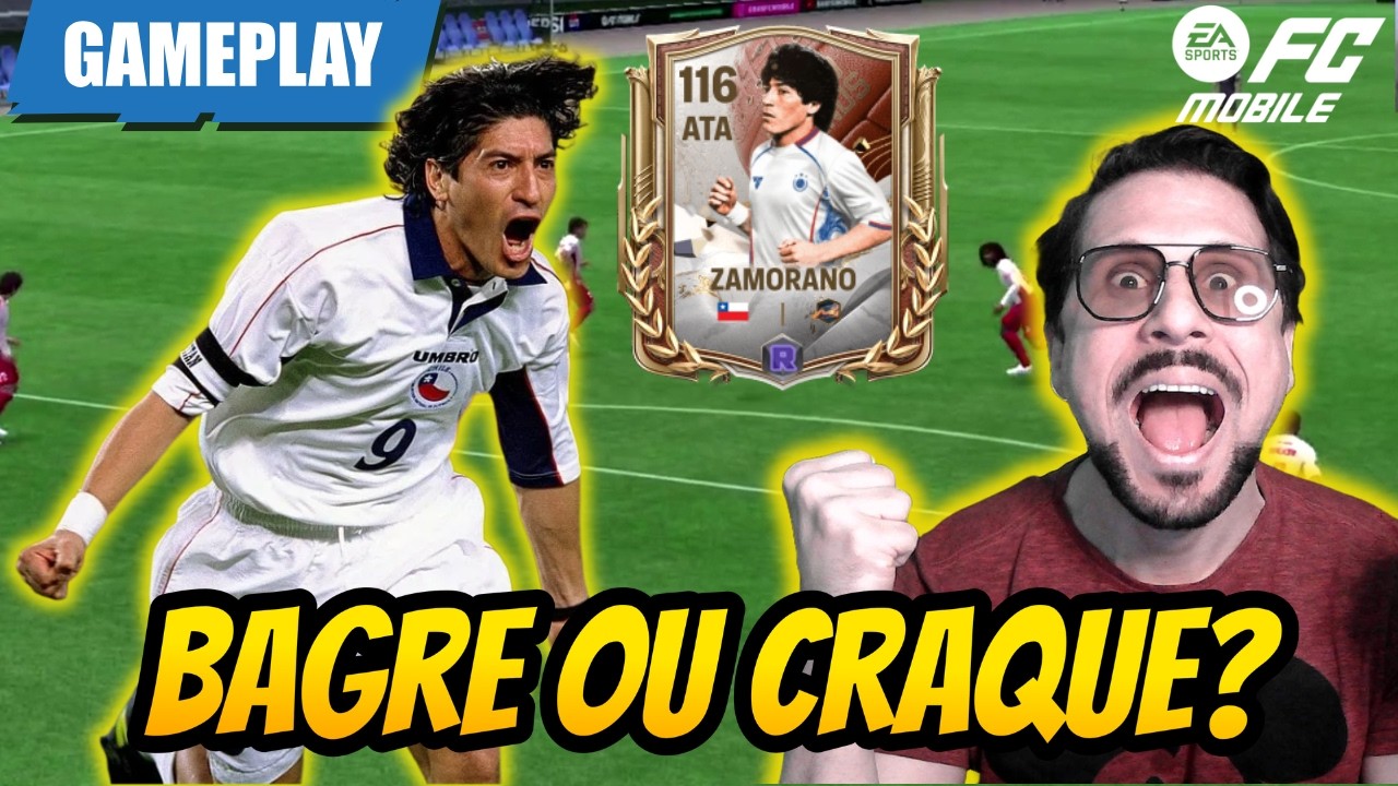 🔥O ZAMORANO 116 é bom? VALE a PENA? 🤩 REVIEW E GAMEPLAY COMPLETA!  🔥FC MOBILE
