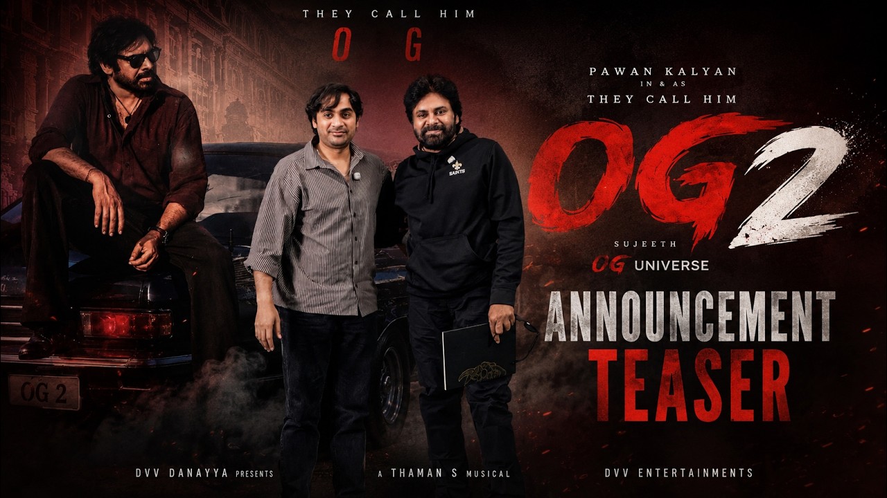 #OG2 Announcement Teaser Out Now | Pawan Kalyan | Sujeeth | Thaman | Power Star Returns