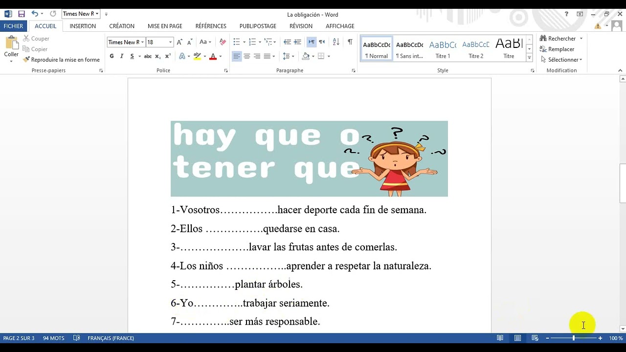 La obligación  2lv