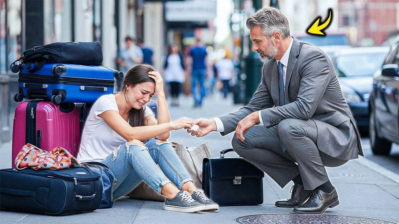 ihr freund warf sie mit allem gepäck auf die straße… der ceo, der es sah, tat etwas unerwartetes