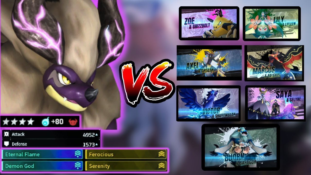 Max Upgraded Blazamut Ryu Vs All Tower Bosses I PALWORLD FEYBREAK I PALWORLD