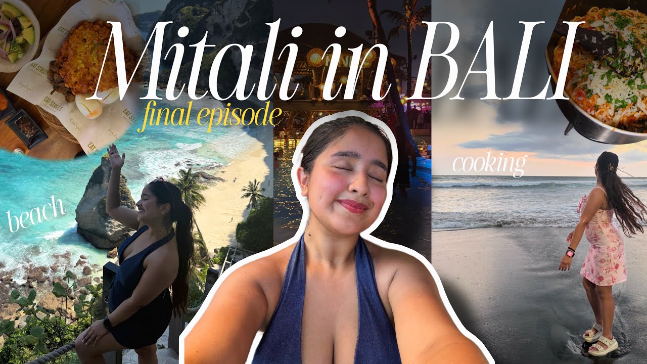 cooking in my BnB&hearts;️🌅! went to DIAMOND BEACH | grocery shopping | Mitali in Bali pt 3!✨🛵