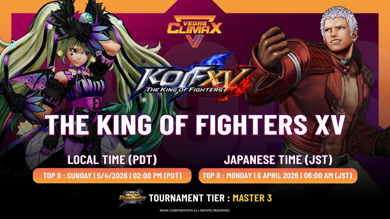 VEGAS CLIMAX VI |  KOF XV | TOP 8