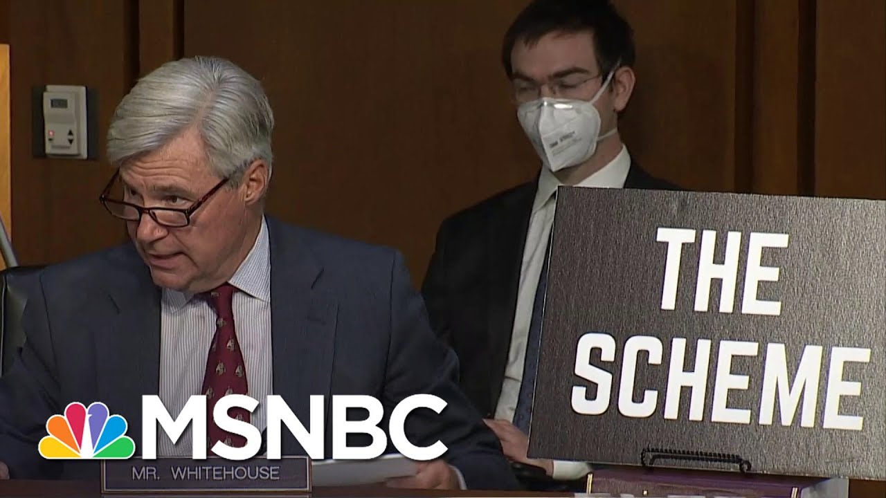 Sen. Whitehouse Gives Presentation On 'Dark Money' Influence On Supreme Court Nomination | MSNBC