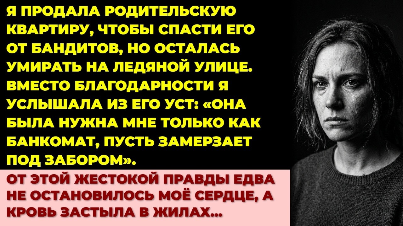 Отдала 3 миллиона за жизнь мужа, а он вышвырнул меня на мороз. Скрытая запись всё изменила…