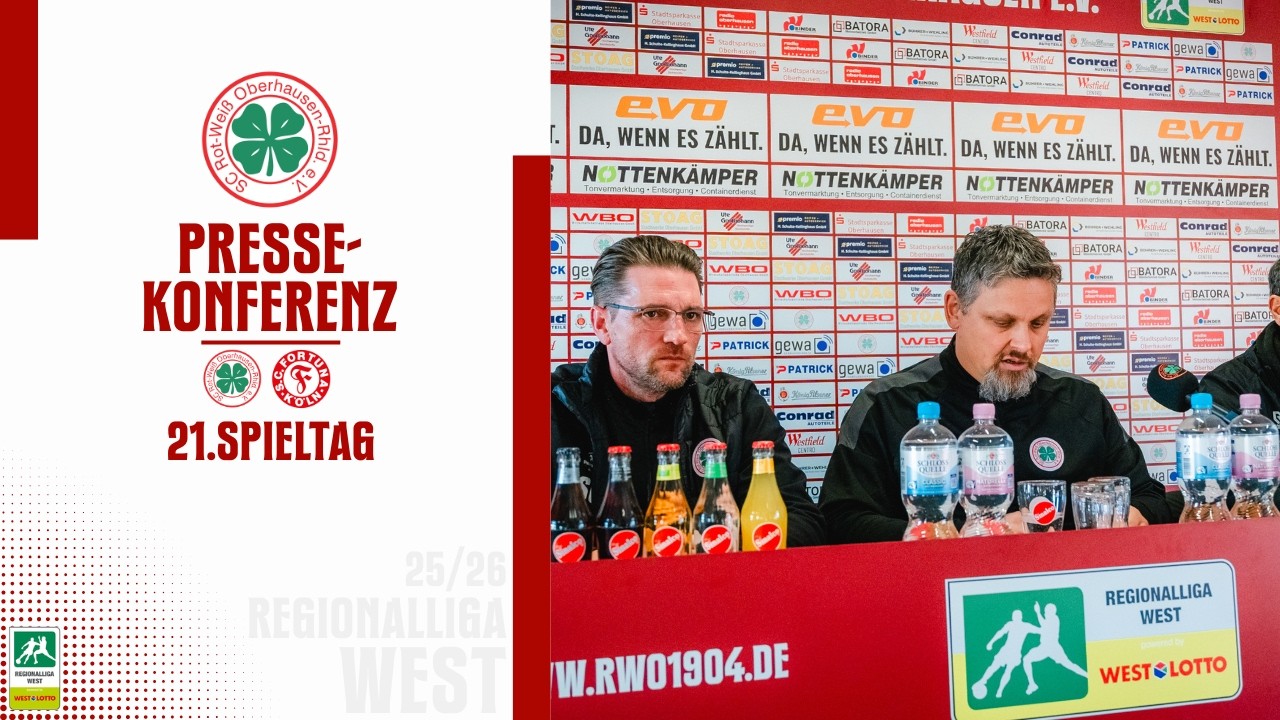 Pressekonferenz RWO - Fortuna Köln