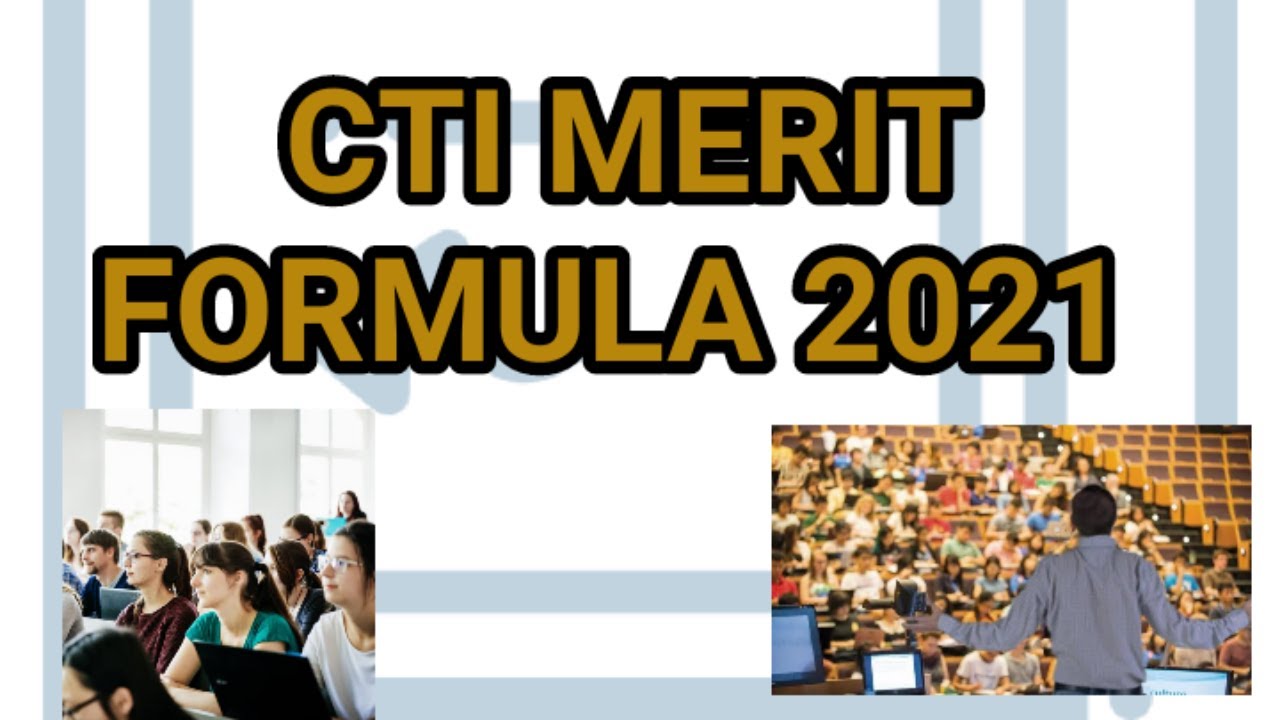CTI MERIT FORMULA 2021 | Ghulam Mustafa