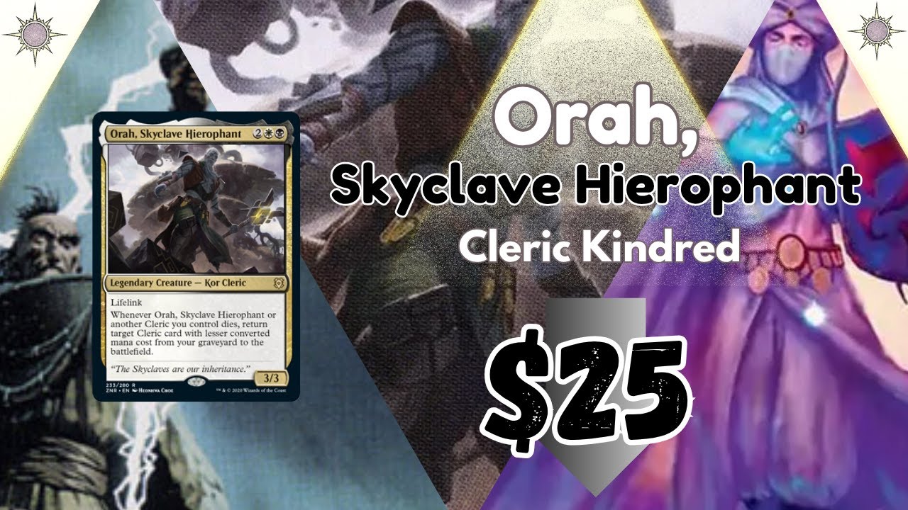 Deep Dive Deck - Orah, Skyclave Hierophant - Under $25