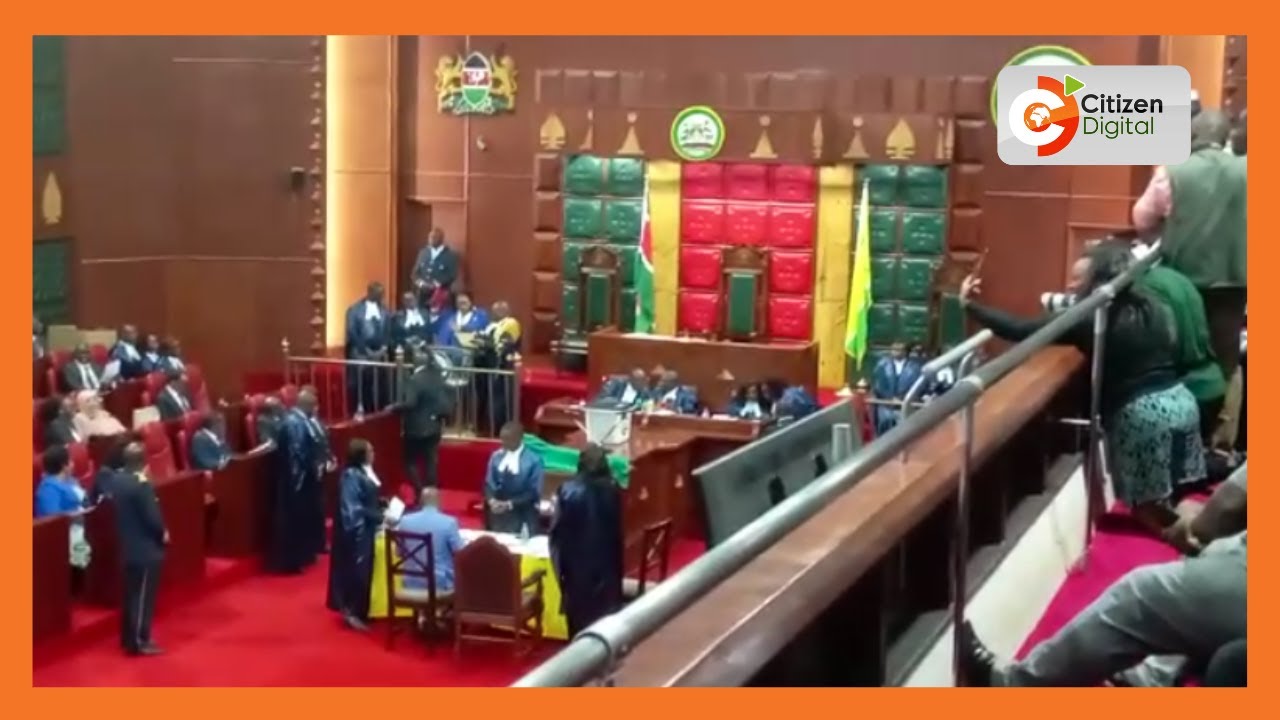 A member of Nairobi County Assembly swears to be loyal to the party leader