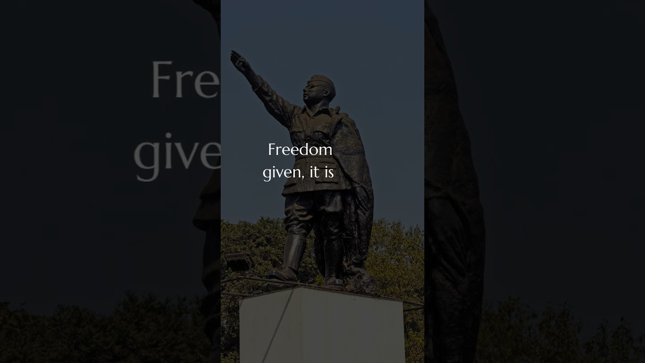 quotes by Netaji Subhash Chandra Bose #motivation #quotes #netaji #india