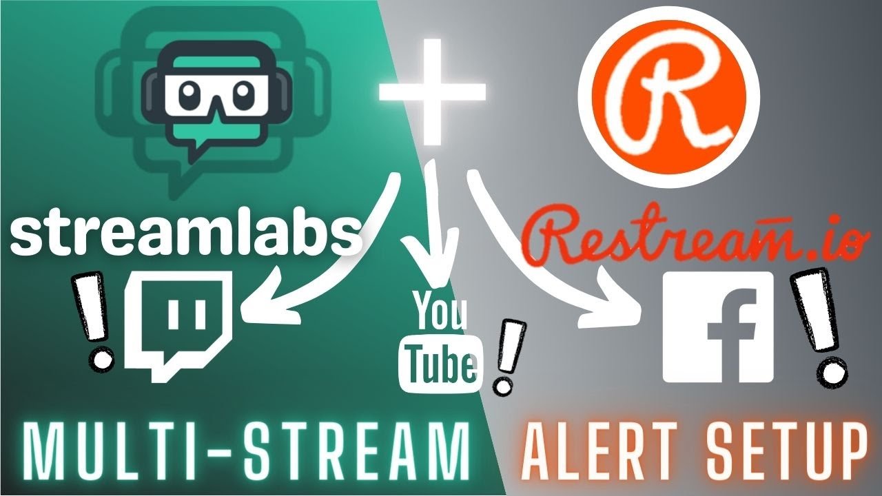 2021 How To Setup Multi-Stream Alerts | StreamlabsOBS + Restream.io | SLOBS Alertbox Guide/Tutorial
