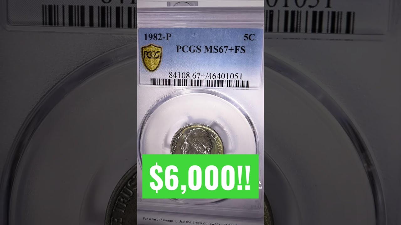 ☝ONLY ONE IN EXISTENCE! 1982 Jefferson Nickel Pops HUGE Auction Sale! #Shorts