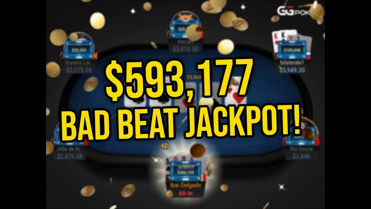 $593,177 Bad Beat Jackpot hit at GG Network
