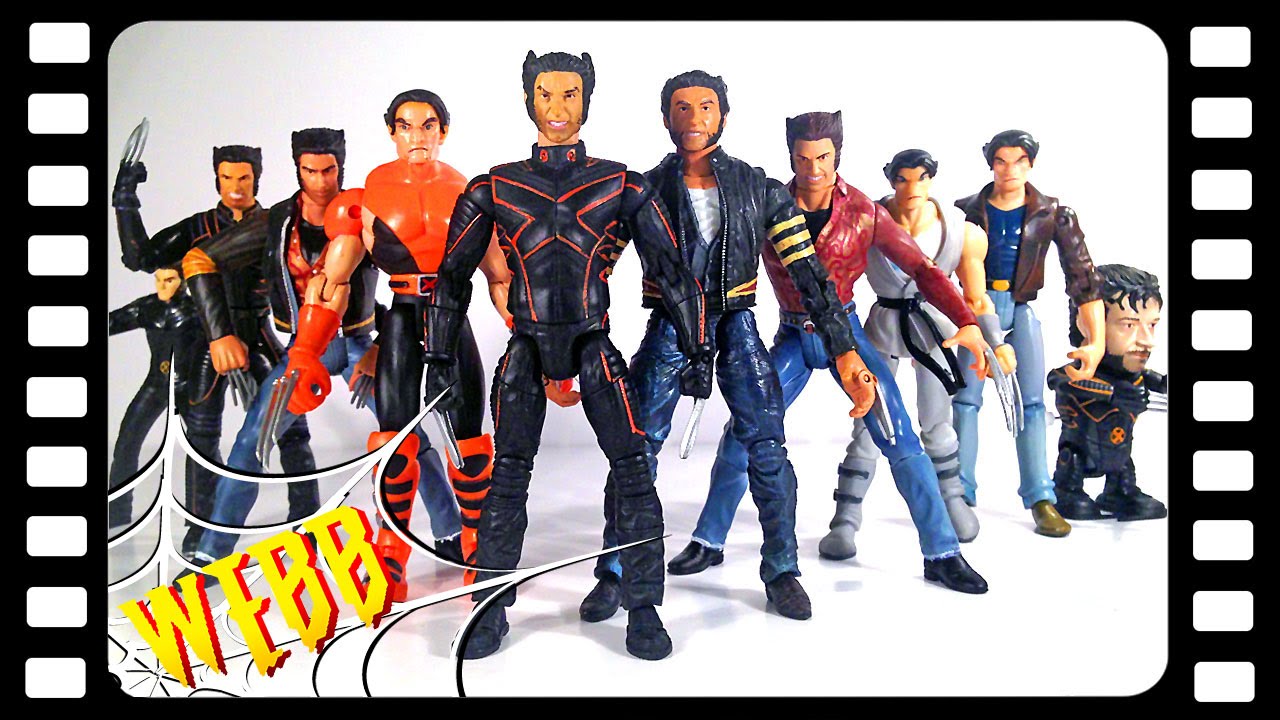 WOLVERINE Action Figure Evolution Part 2