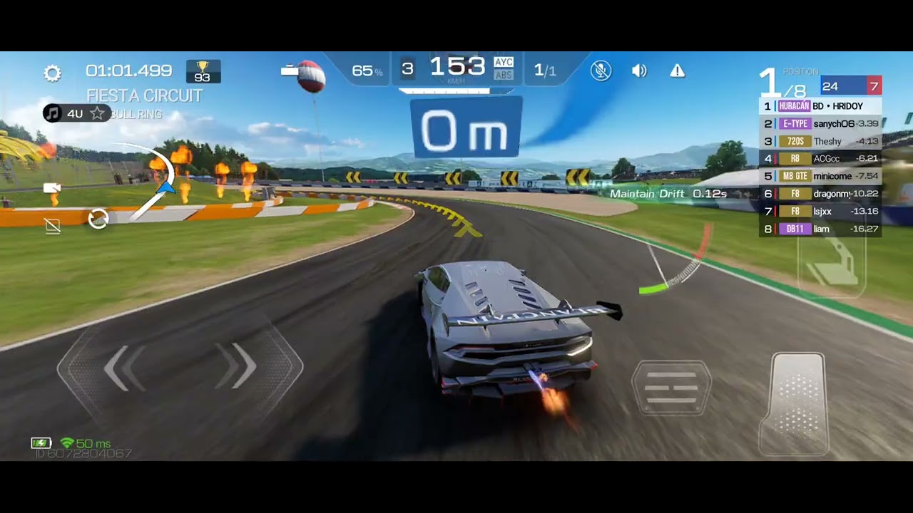 Lamborghini Huracan #racingmaster #racingmastersea #foryou #forzahorizon5 #androidgames #car #drive 