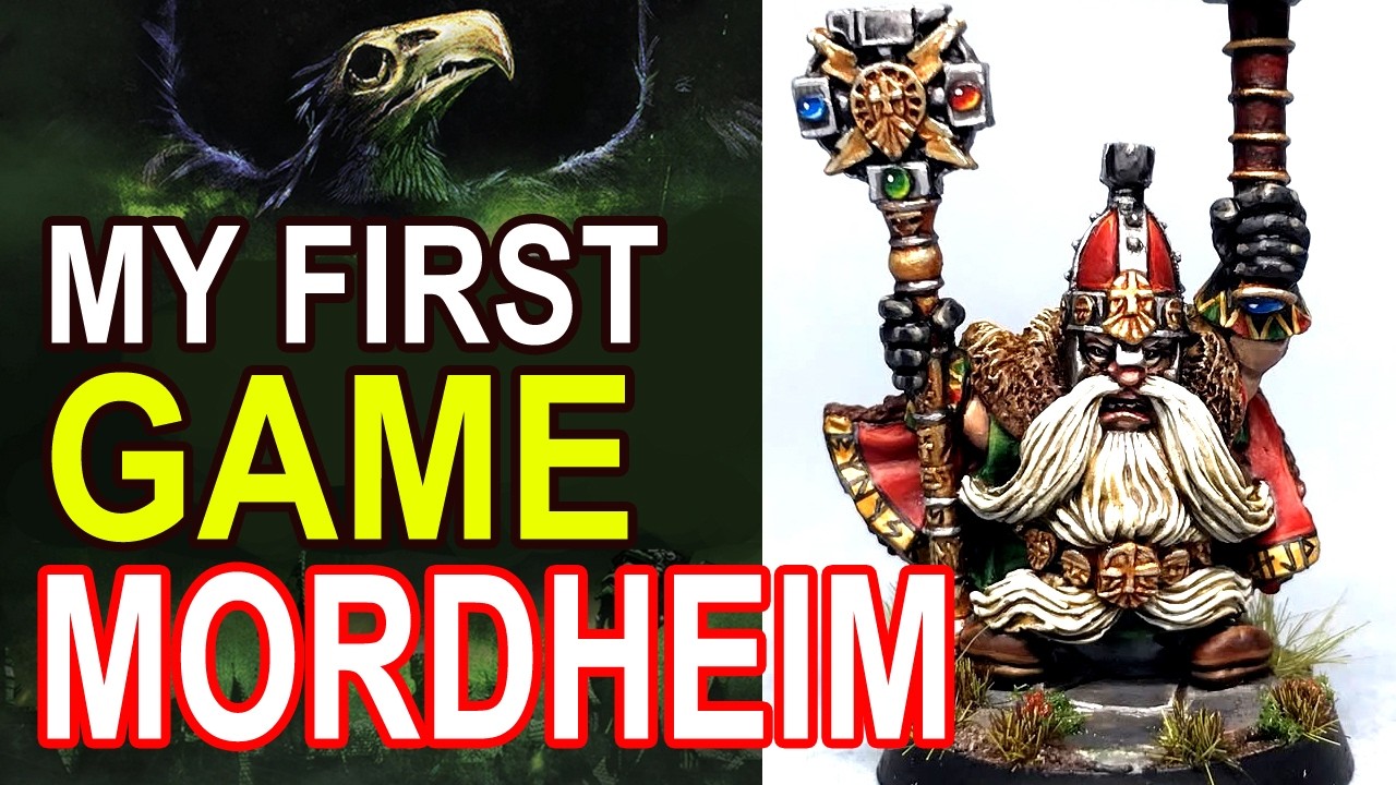 My First Game Game MORDHEIM! Dwarven Treasure Hunters VS CARNIVAL of CHAOS! I LEARN to PLAY the GAME