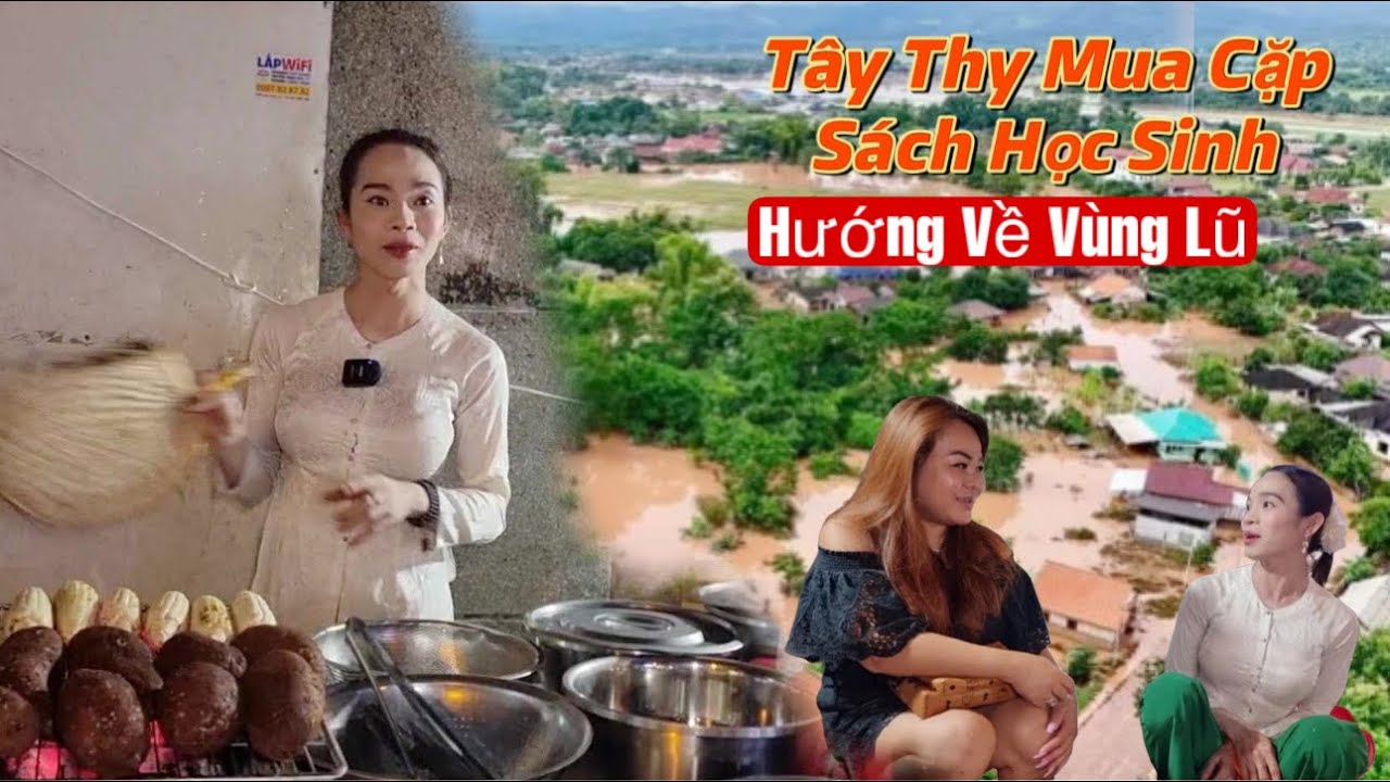 Mỗi Ngày 1 Chiếc Cặp Cô Gái Chuyển Giới Xinh Đẹp Hướng về vùng Lũ Lụt