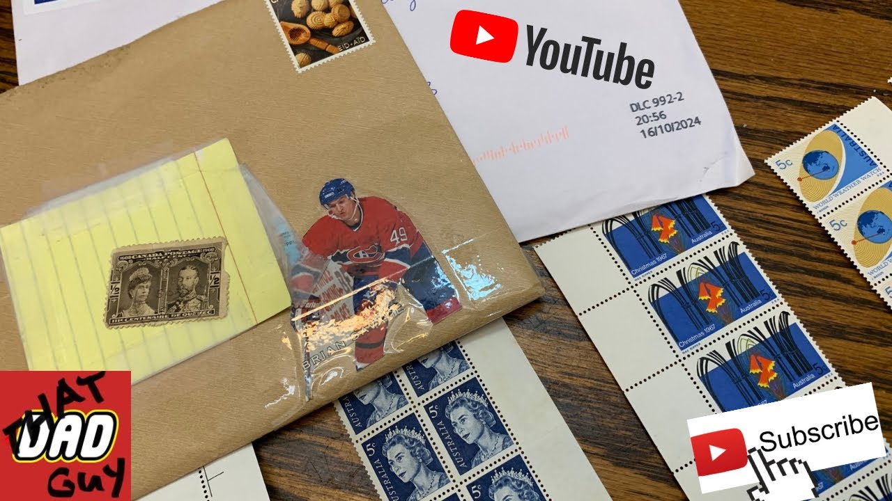 Unboxing Unique Postage Stamps from Canada & Australia! 🇨🇦✉️🇦🇺