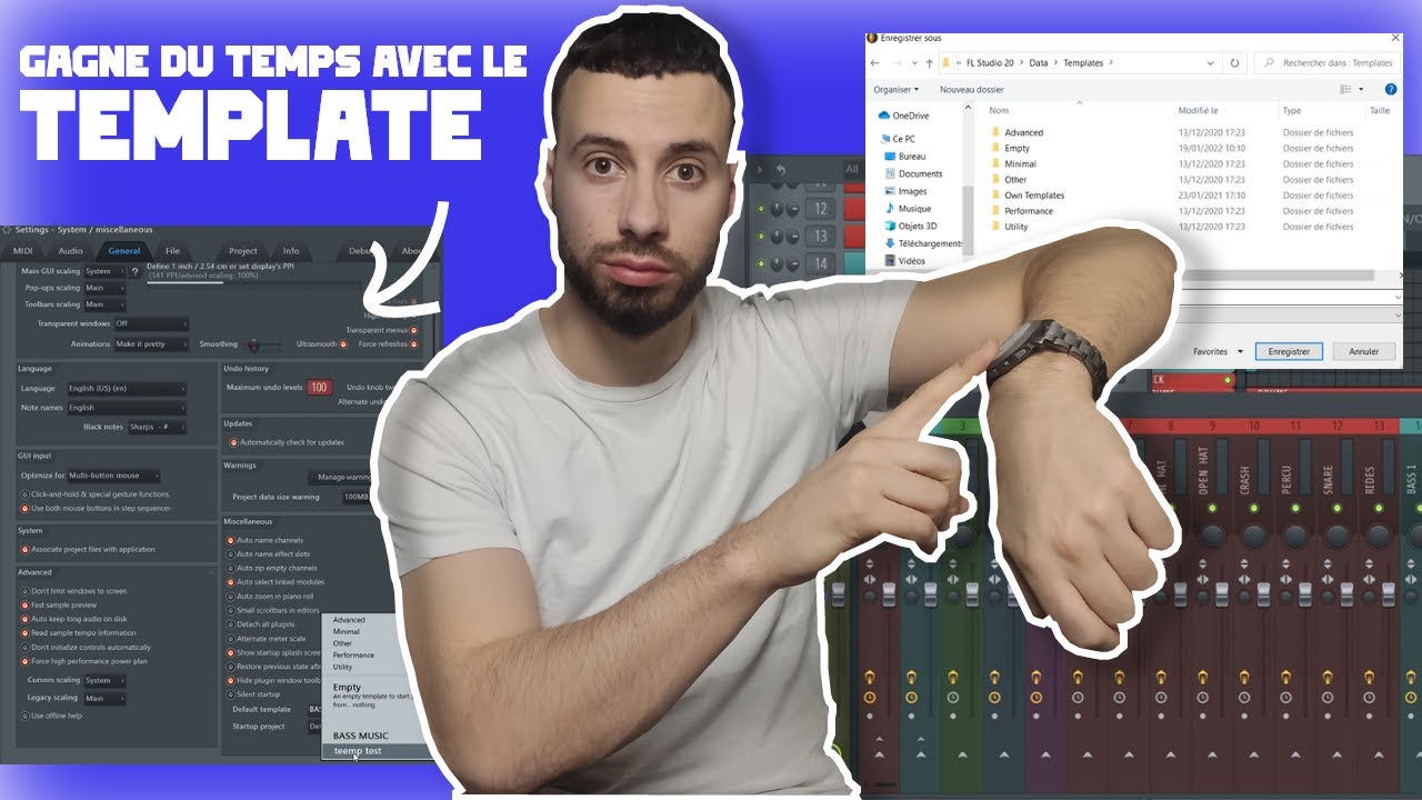 COMMENT FAIRE UN TEMPLATE SUR FL STUDIO ?