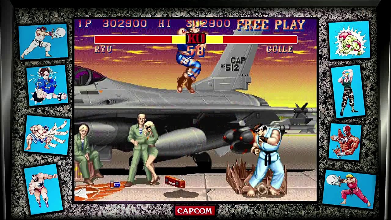 Street Fighter II: Hyper Fighting (PlayStation 4) Arcade as Ryu
