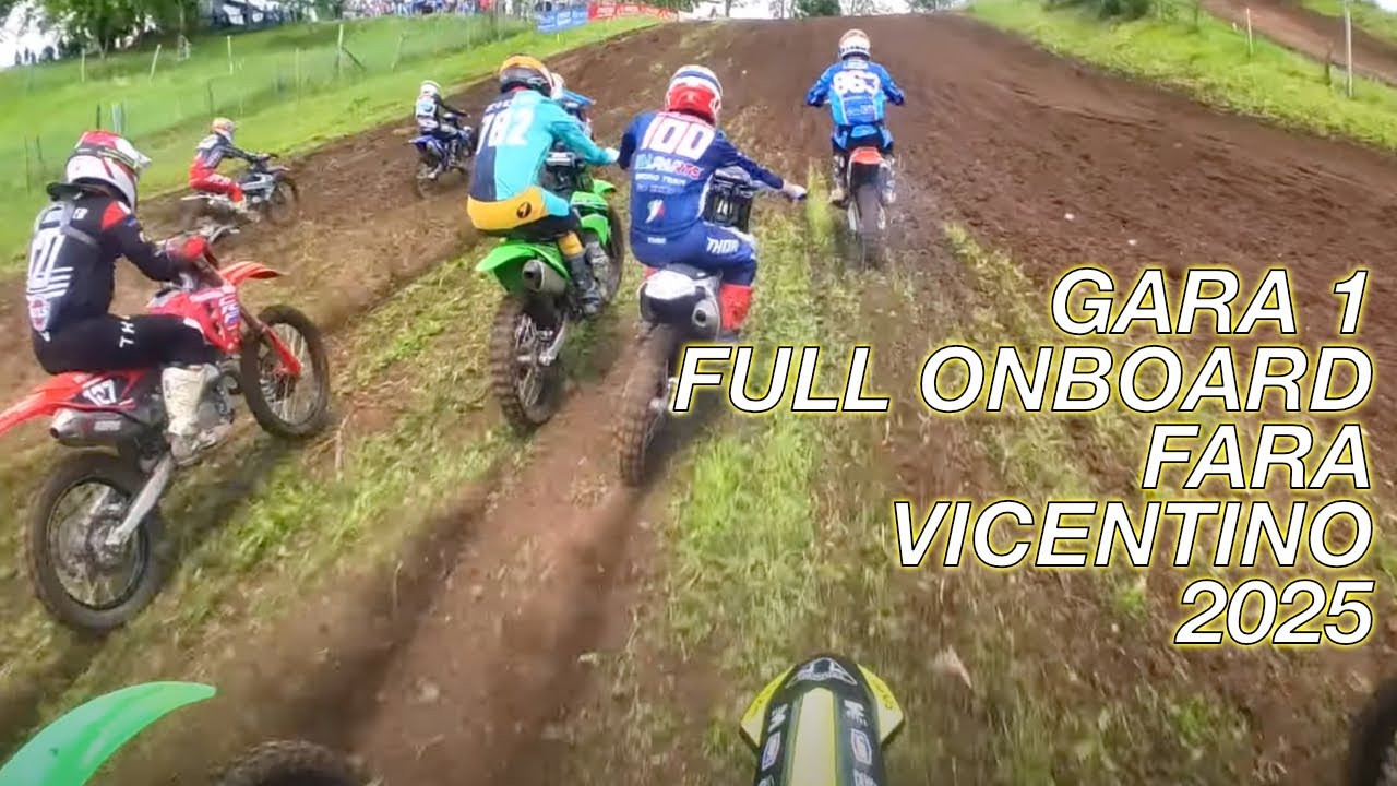 Gara 1 Full Onboard Fara Vicentino Motocross CSEN - Mattia Carpi - insta360 GO3