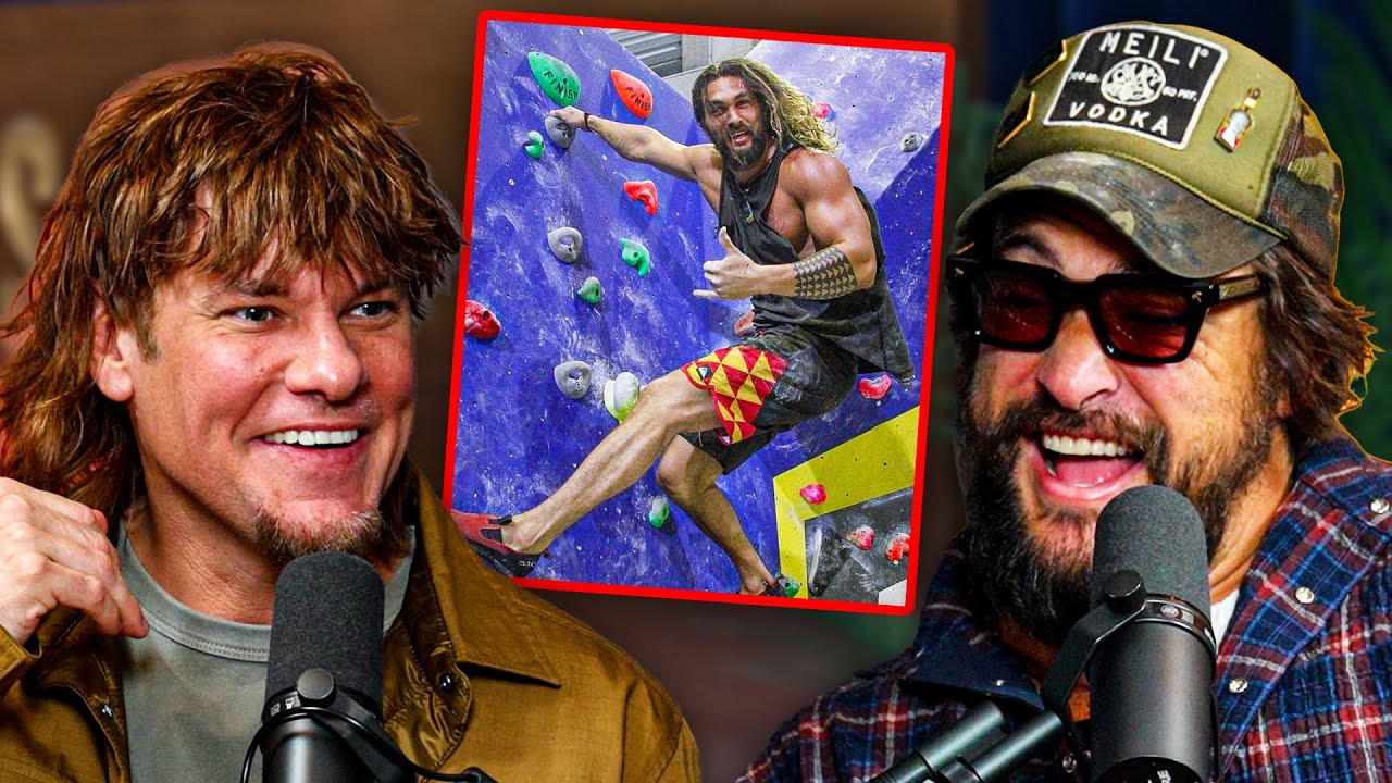 Jason Momoa on the Benefits of Rock Climbing