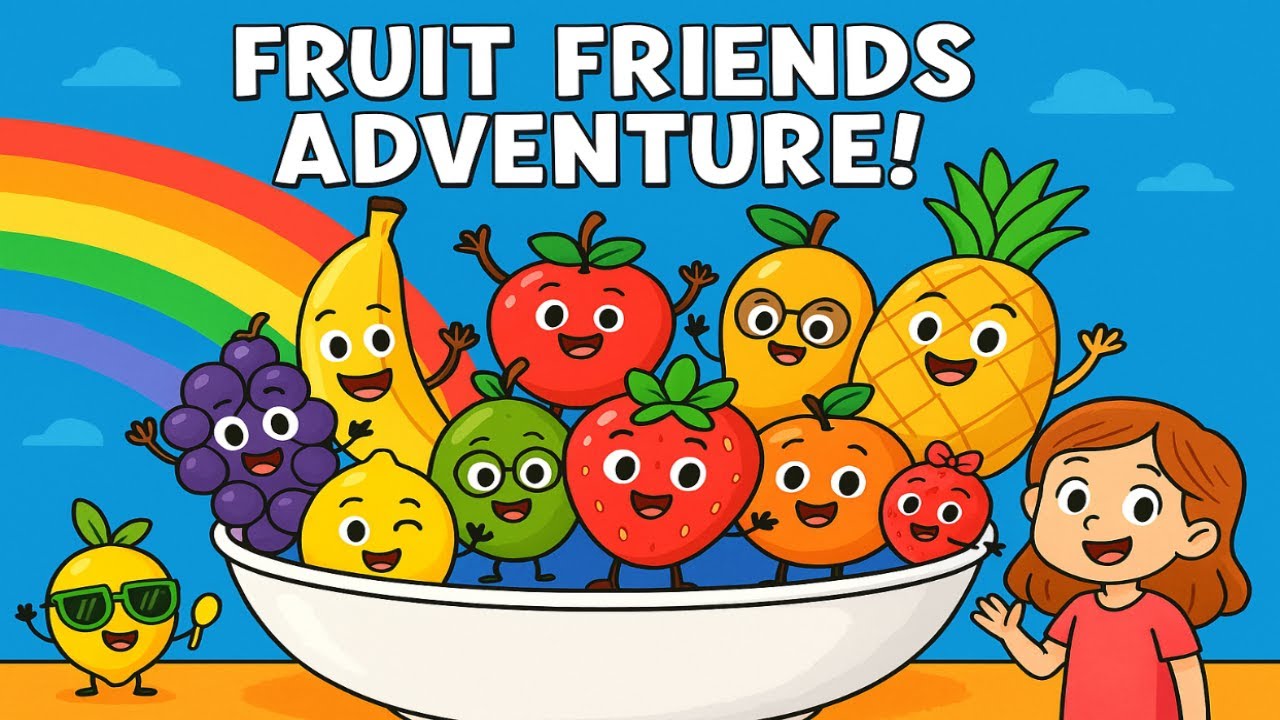 The Fruit Bowl Family|A fun way for kids to learn about  fruits and their benefits
