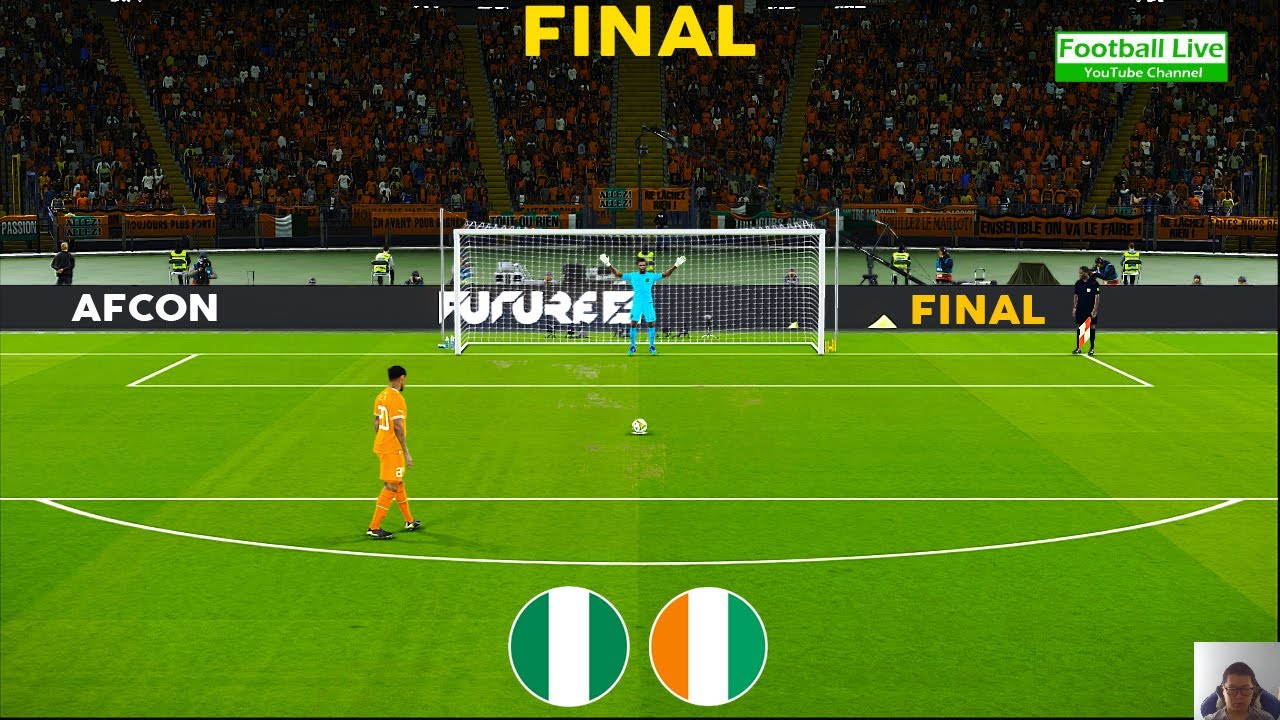 Nigeria 🆚 C&ocirc;te d'Ivoire FINALE - Penalty Shootout | Coupe d'Afrique des Nations 2023 | PES Gameplay