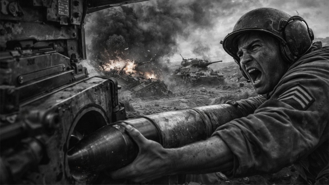 This American soldier’s “ridiculous reload” method destroyed four Panzer tanks in six minutes