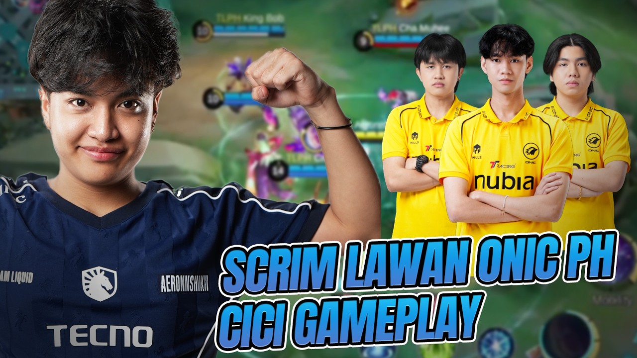 SCRIM TLPH VS ONIC PH !! CICI AERON MENGOBRAK ABRIK ONIC PH !!