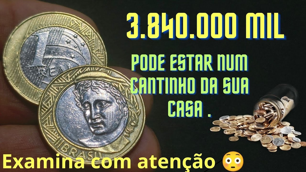 3.000 Milh&otilde;es!  Moedas valiosas do Real que podem estar num cantinho da sua casa.